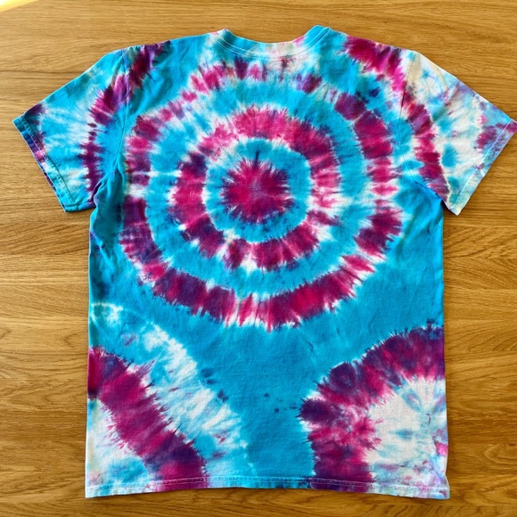 Vintage Tie Dye T-shirt Tee Obscure Garage Band Rigoletto UNISEX M One of a Kind - Picture 6 of 11